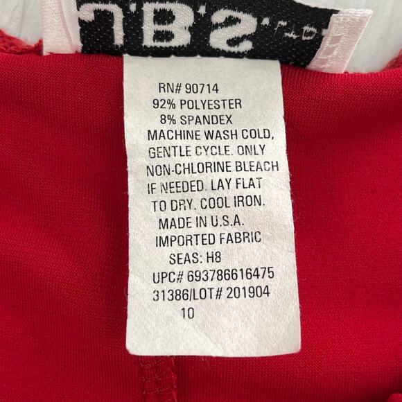 J.B.S Red High Neck Halter Sleeveless Flowy Sexy Pleated Holiday Swing Dress 10 - Picture 4 of 6